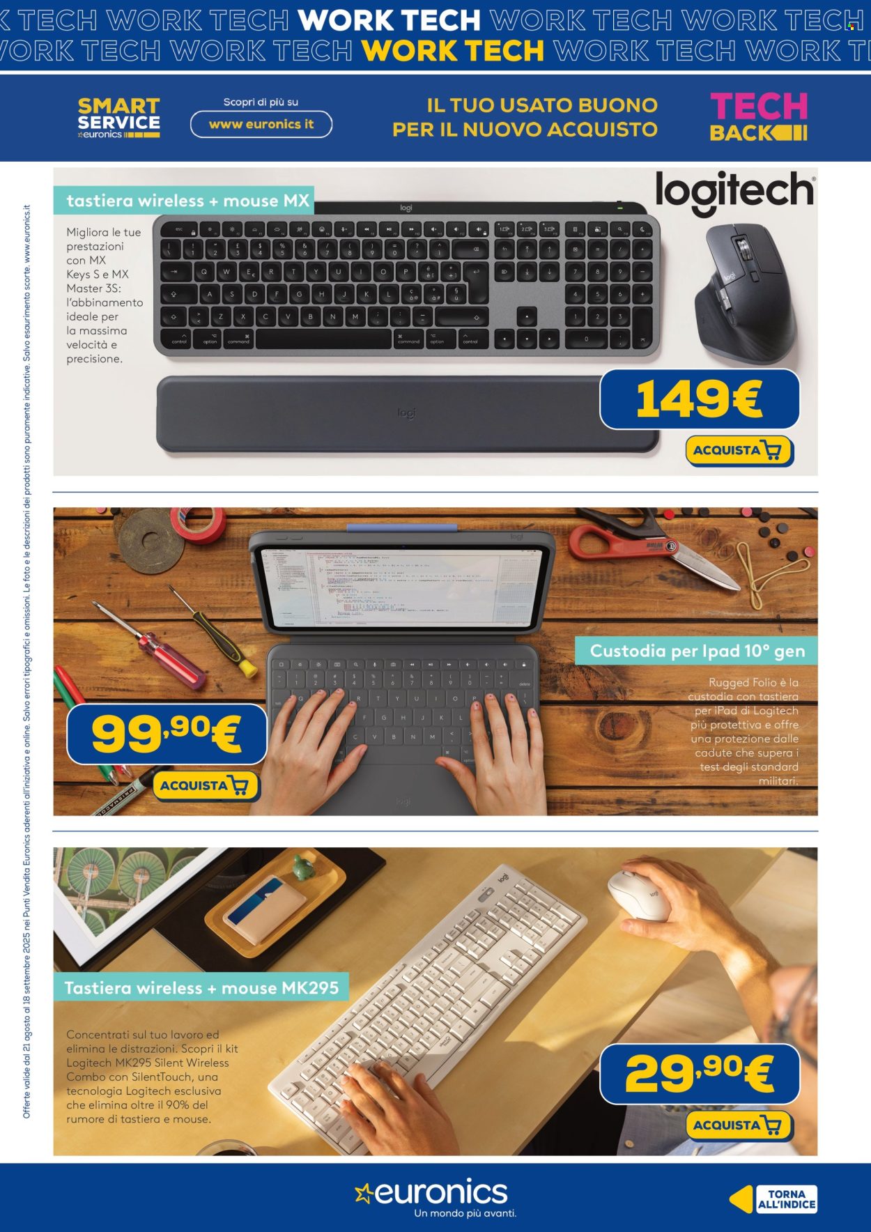 Volantino Euronics - 21/8/2025 - 18/9/2025. Pagina 16
