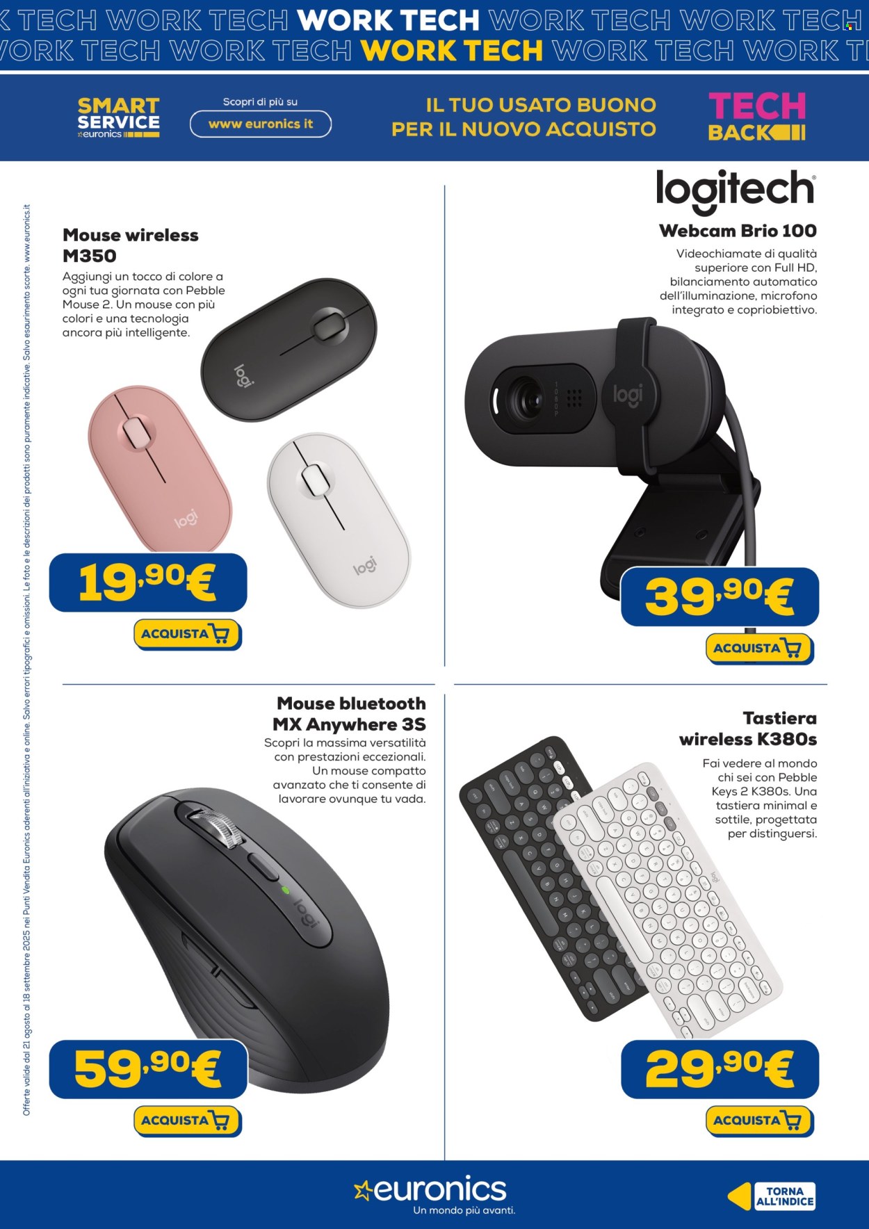 Volantino Euronics - 21/8/2025 - 18/9/2025. Pagina 17