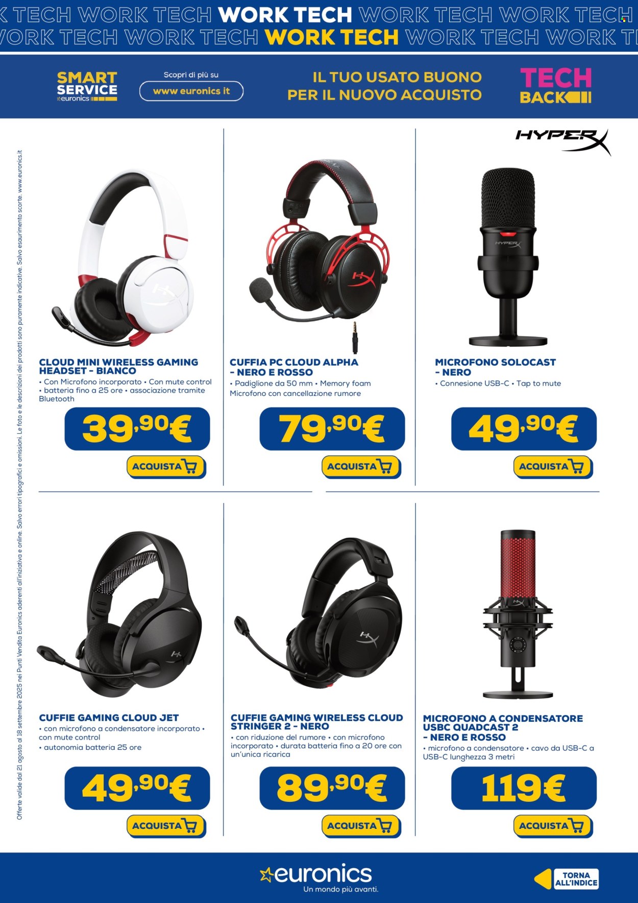 Volantino Euronics - 21/8/2025 - 18/9/2025. Pagina 23