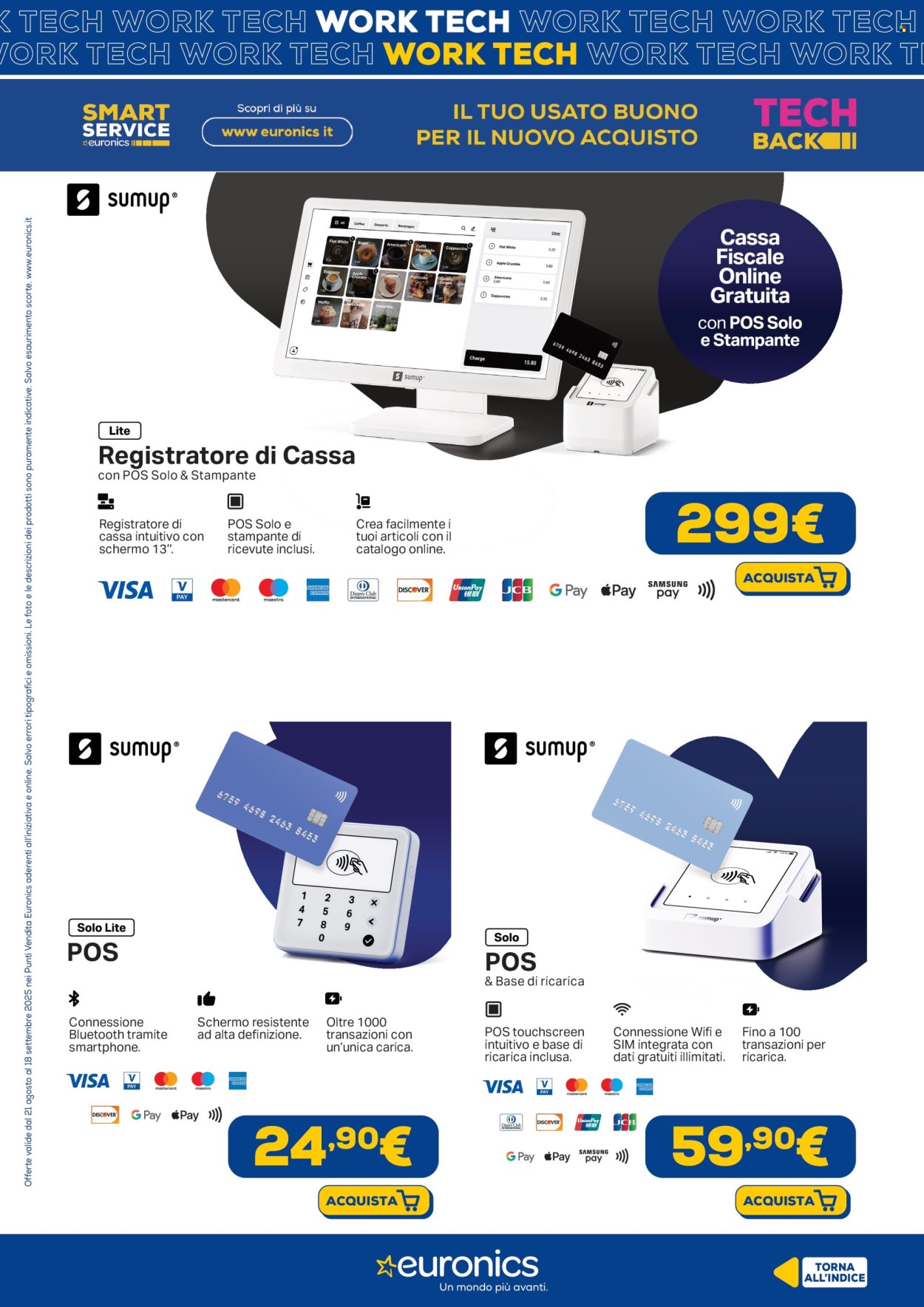Volantino Euronics - 21/8/2025 - 18/9/2025. Pagina 25