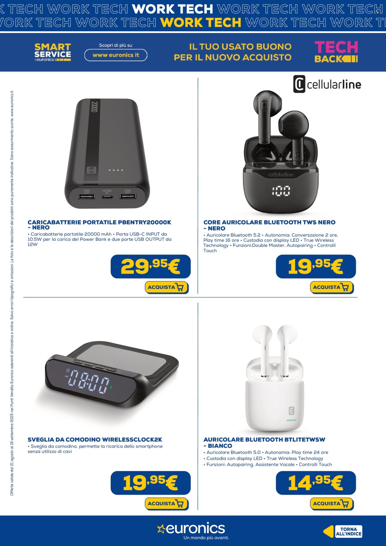Volantino Euronics - 21/8/2025 - 18/9/2025. Pagina 26