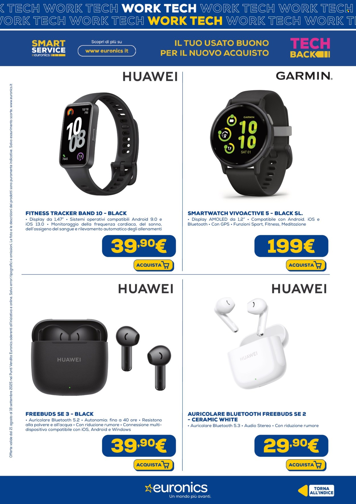 Volantino Euronics - 21/8/2025 - 18/9/2025. Pagina 27