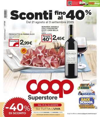 Volantino Coop - 21/8/2025 - 3/9/2025.