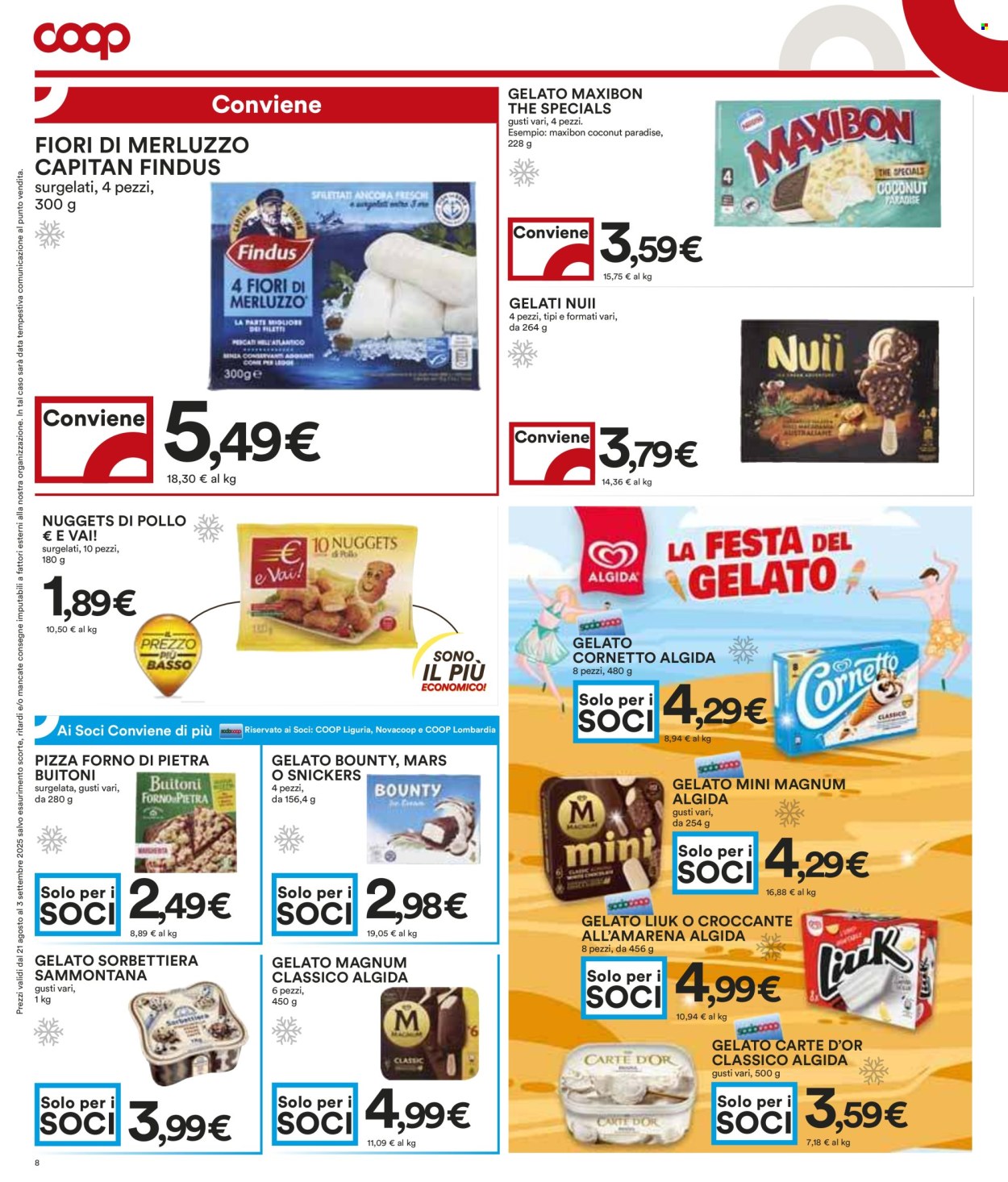 Volantino Coop - 21/8/2025 - 3/9/2025. Pagina 8