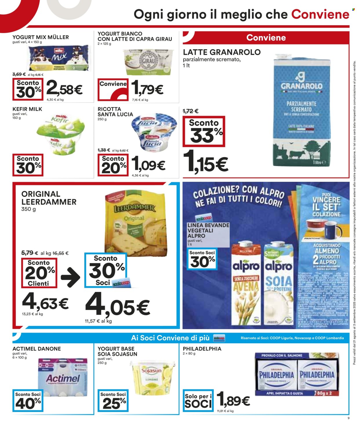Volantino Coop - 21/8/2025 - 3/9/2025. Pagina 9