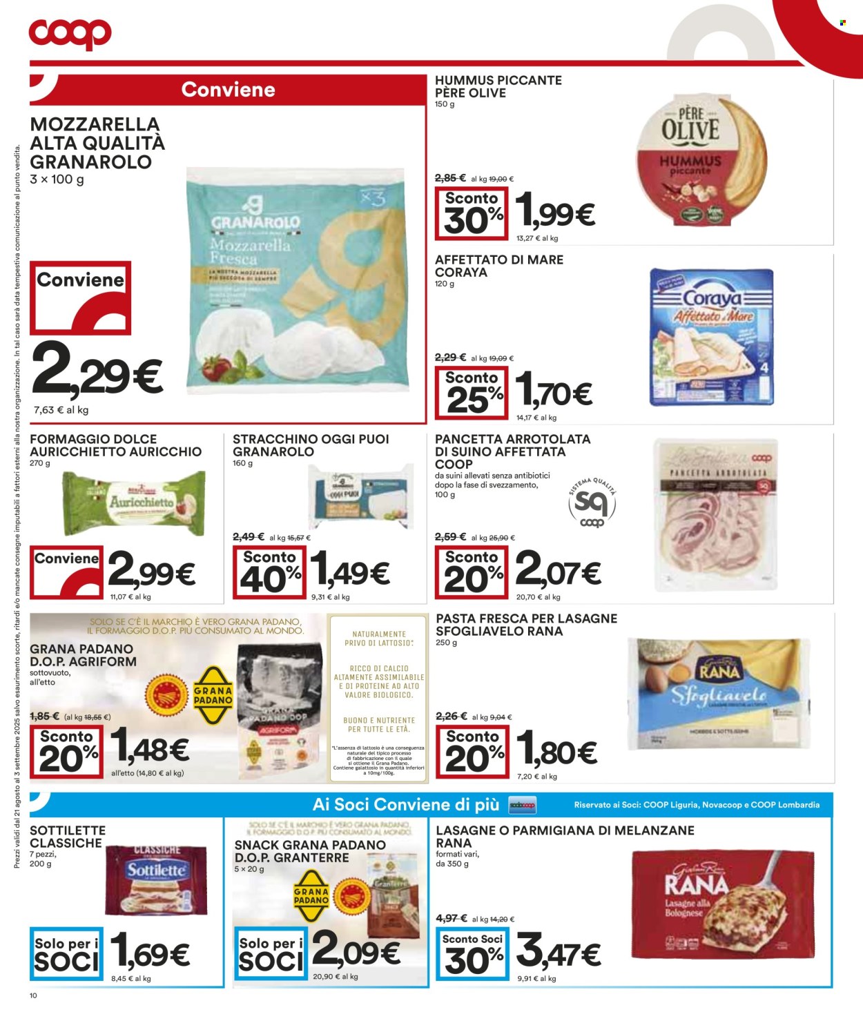 Volantino Coop - 21/8/2025 - 3/9/2025. Pagina 10
