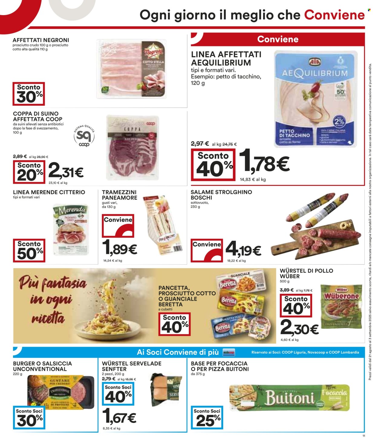 Volantino Coop - 21/8/2025 - 3/9/2025. Pagina 11