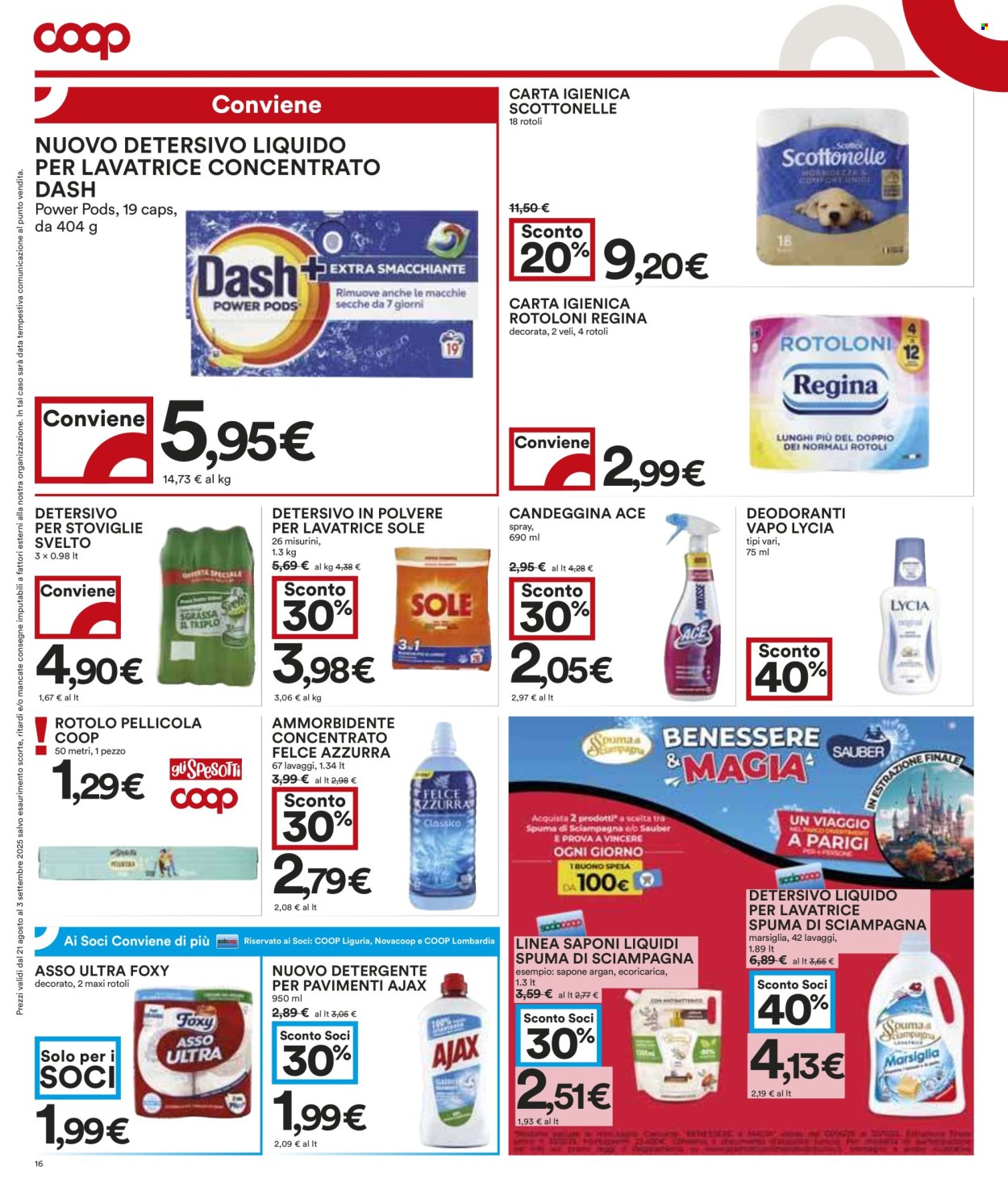 Volantino Coop - 21/8/2025 - 3/9/2025. Pagina 16