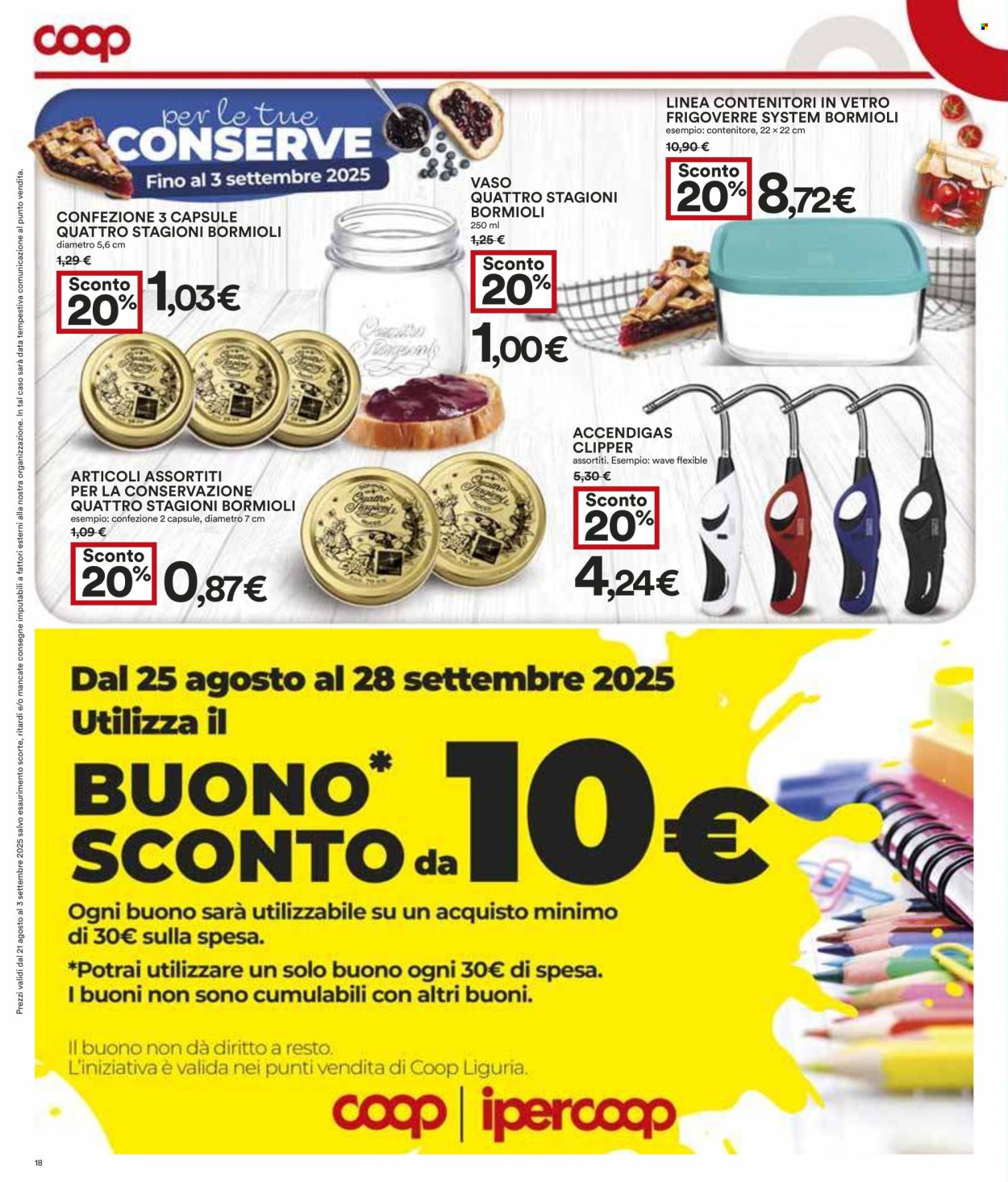 Volantino Coop - 21/8/2025 - 3/9/2025. Pagina 18