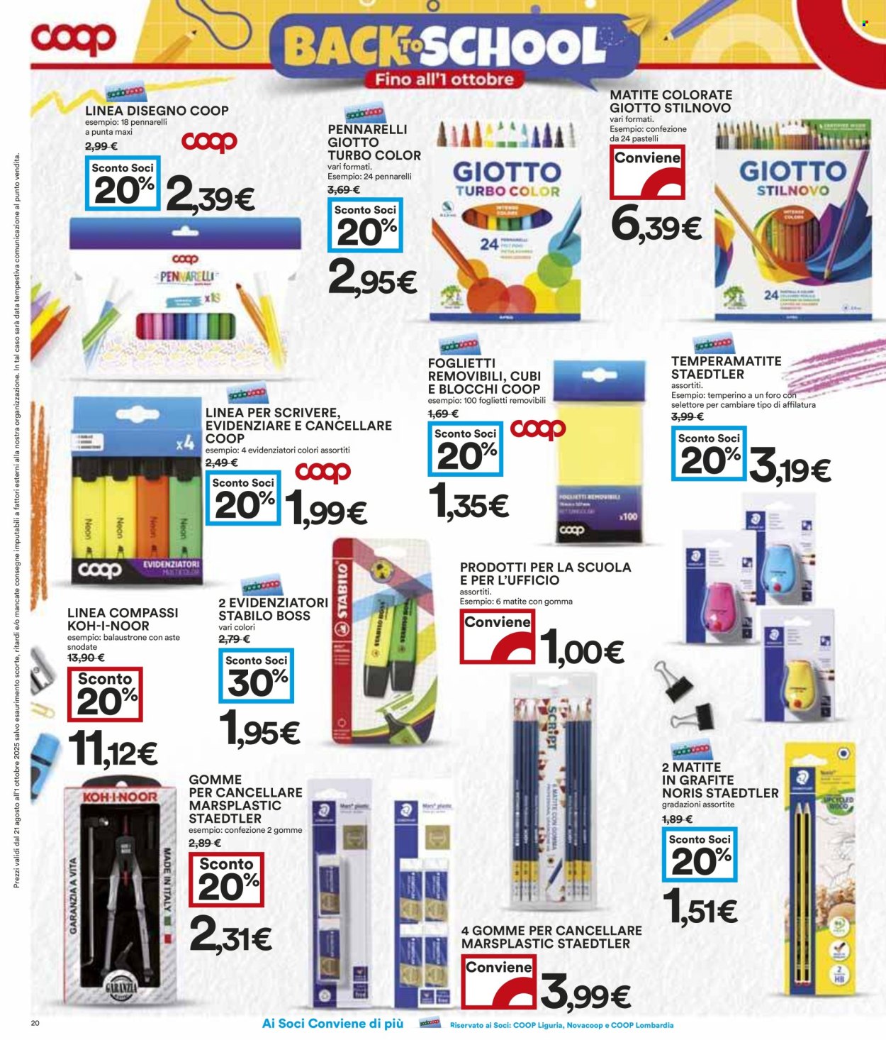 Volantino Coop - 21/8/2025 - 3/9/2025. Pagina 20