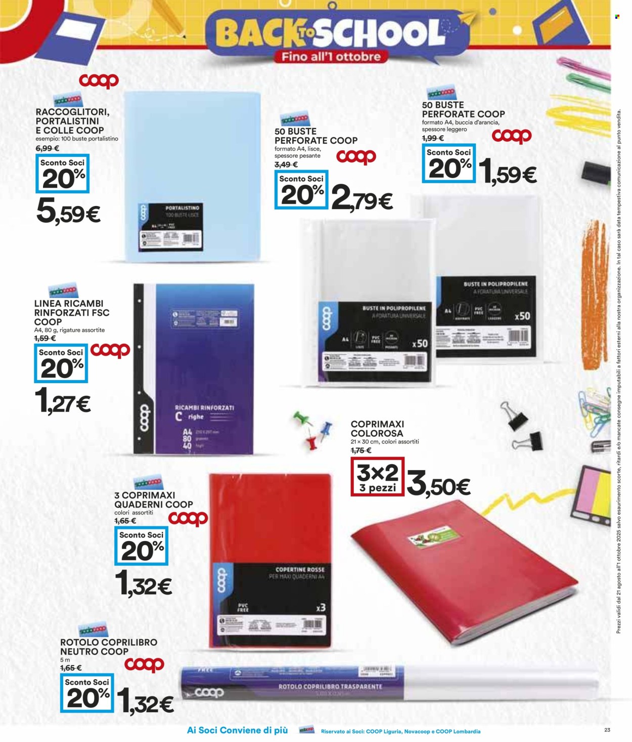 Volantino Coop - 21/8/2025 - 3/9/2025. Pagina 23