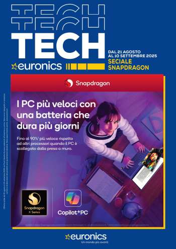 Volantino Euronics - 21/8/2025 - 10/9/2025.