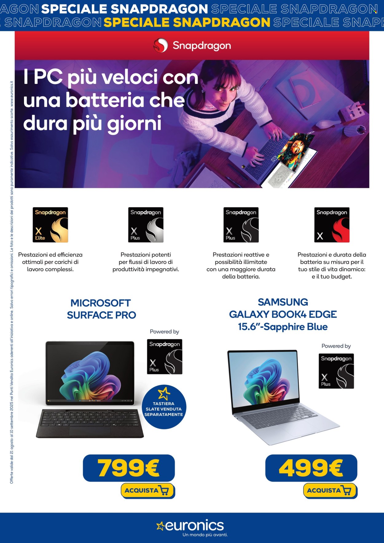 Volantino Euronics - 21/8/2025 - 10/9/2025. Pagina 2