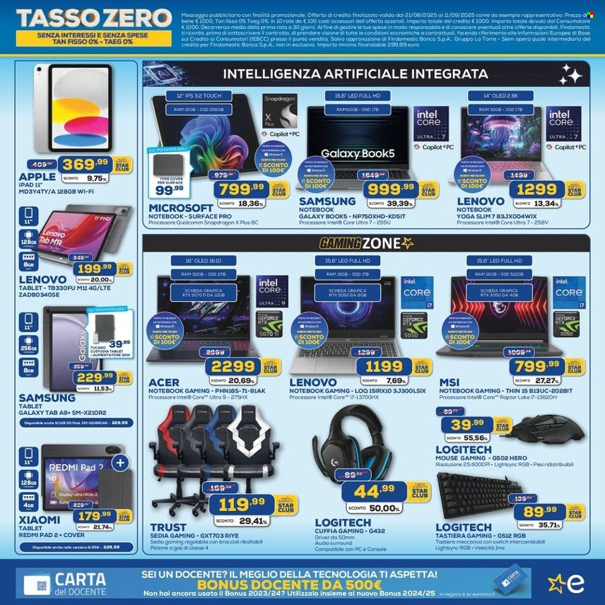 Volantino Euronics - 21/8/2025 - 11/9/2025. Pagina 3