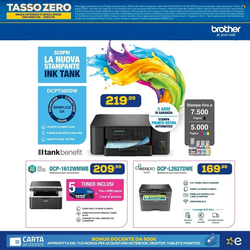 Volantino Euronics - 21/8/2025 - 11/9/2025. Pagina 13
