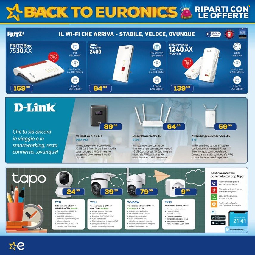 Volantino Euronics - 21/8/2025 - 11/9/2025. Pagina 16