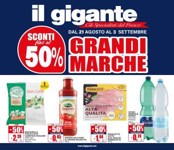 Volantino Il Gigante - 21/8/2025 - 3/9/2025.