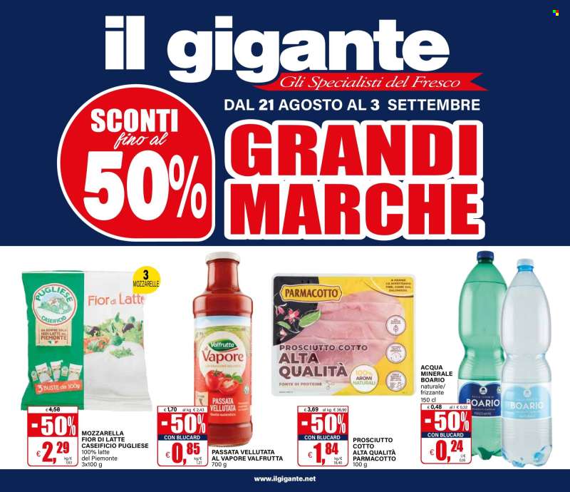 Volantino Il Gigante - 21/8/2025 - 3/9/2025.