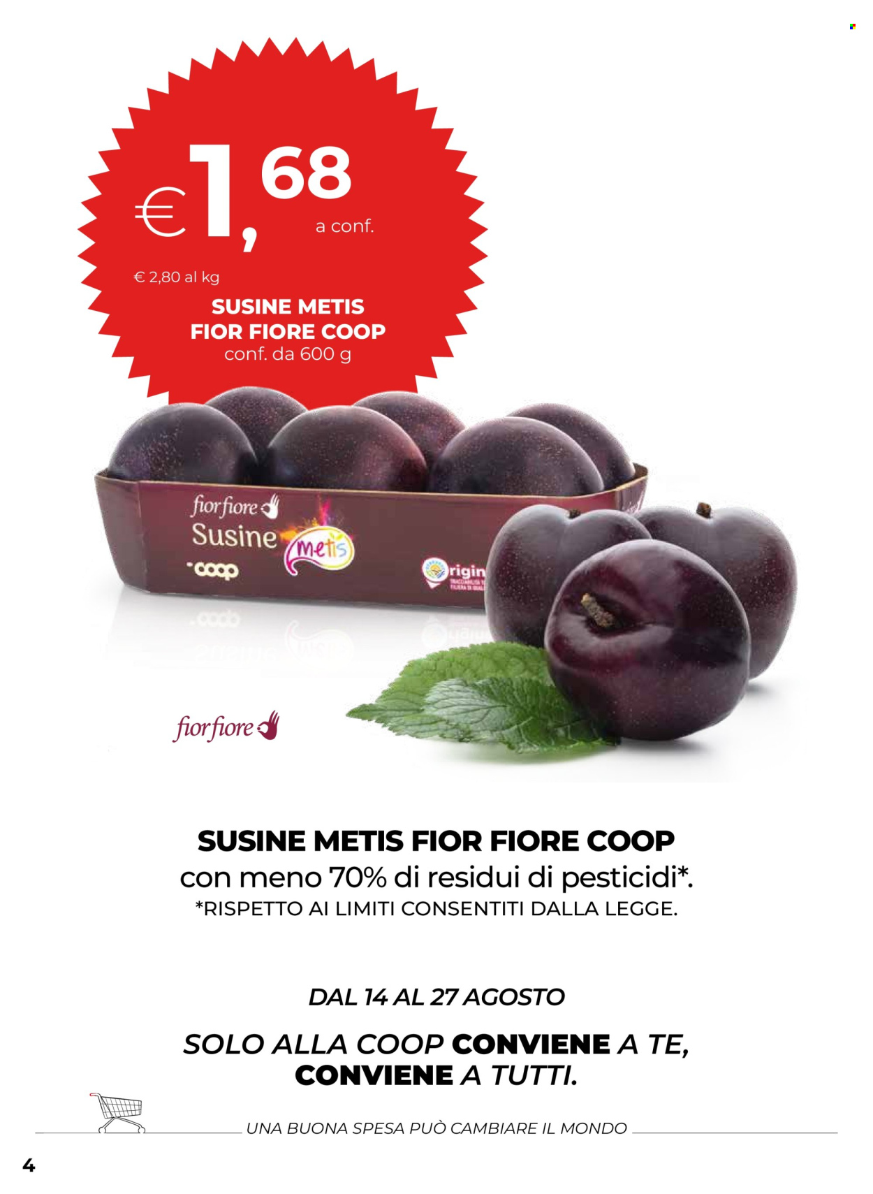 Volantino Coop - 21/8/2025 - 3/9/2025. Pagina 4