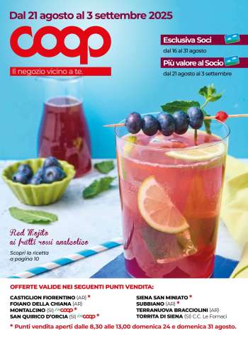 Volantino Coop - 21/8/2025 - 3/9/2025.