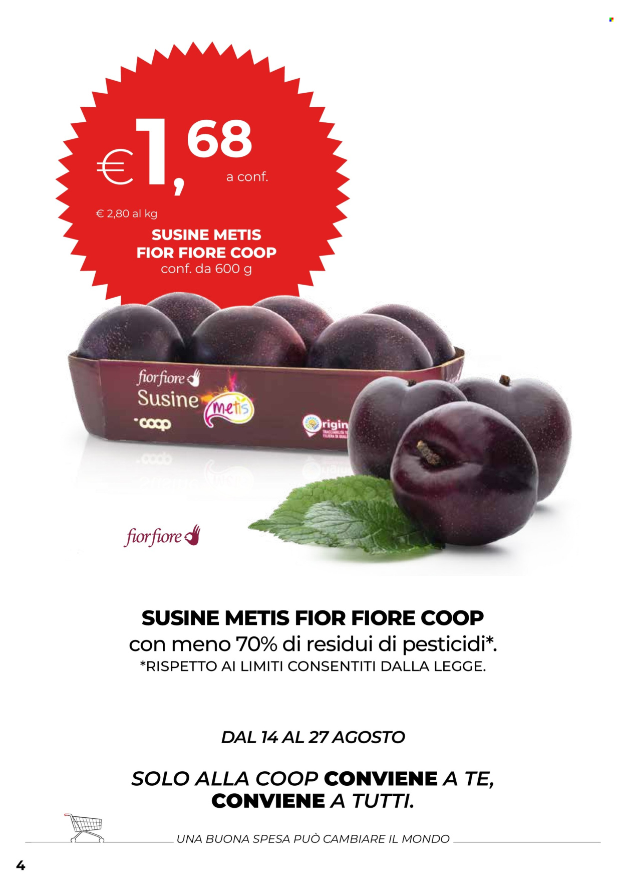 Volantino Coop - 21/8/2025 - 3/9/2025. Pagina 4
