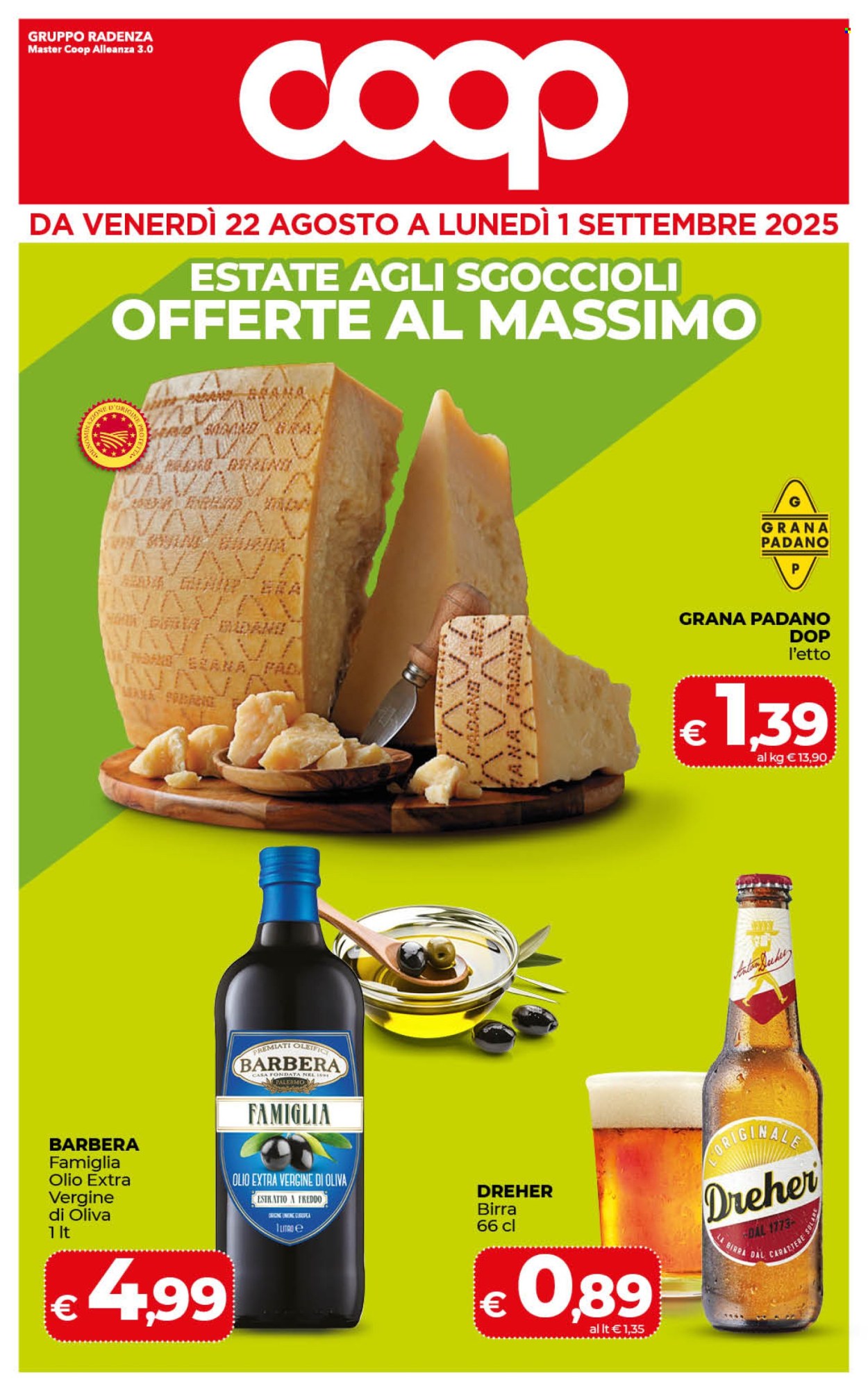 Volantino Coop - 22/8/2025 - 1/9/2025. Pagina 1