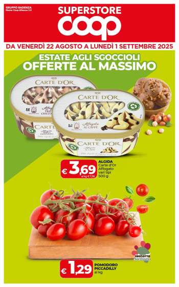 Volantino Coop - 22/8/2025 - 1/9/2025.