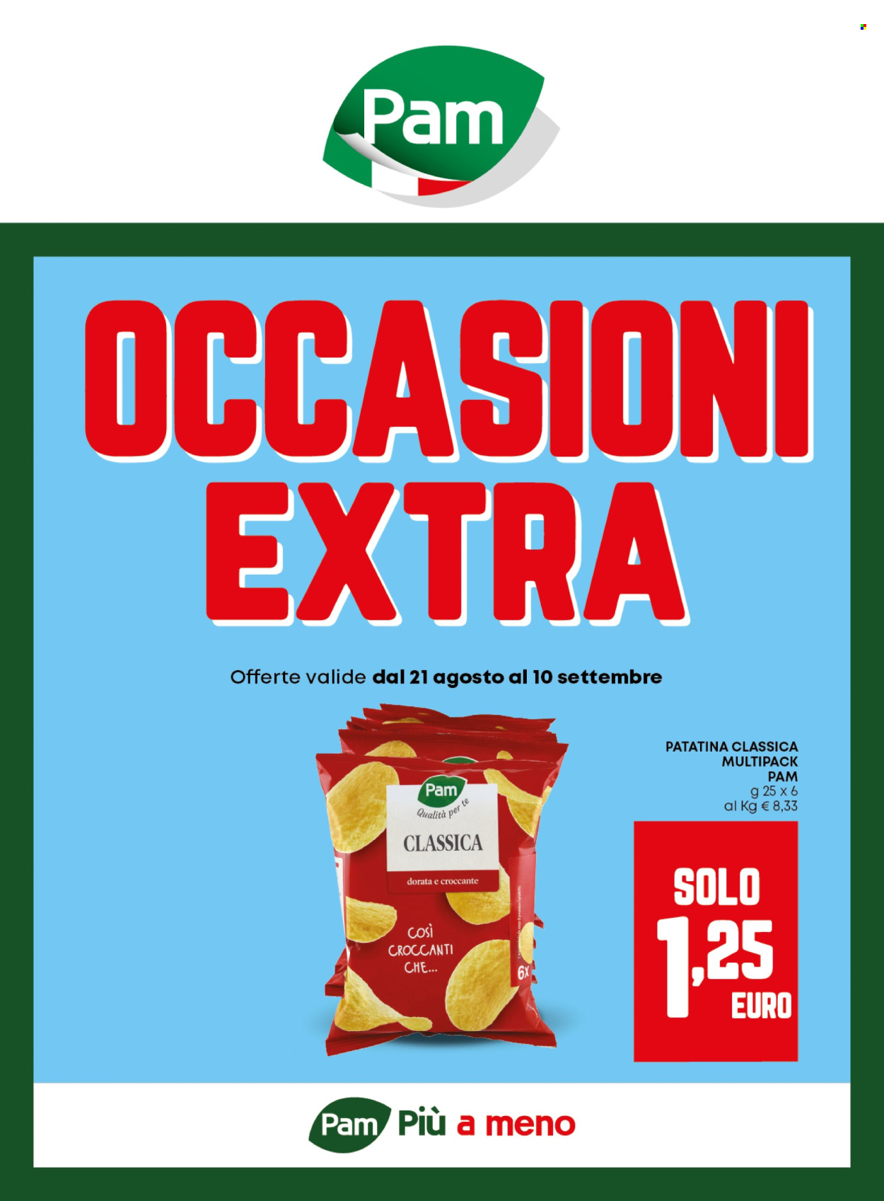 Volantino Pam Panorama - 21/8/2025 - 10/9/2025. Pagina 1