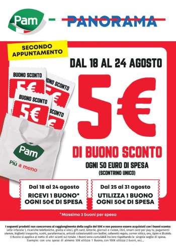 Volantino Pam Panorama - 18/8/2025 - 24/8/2025.