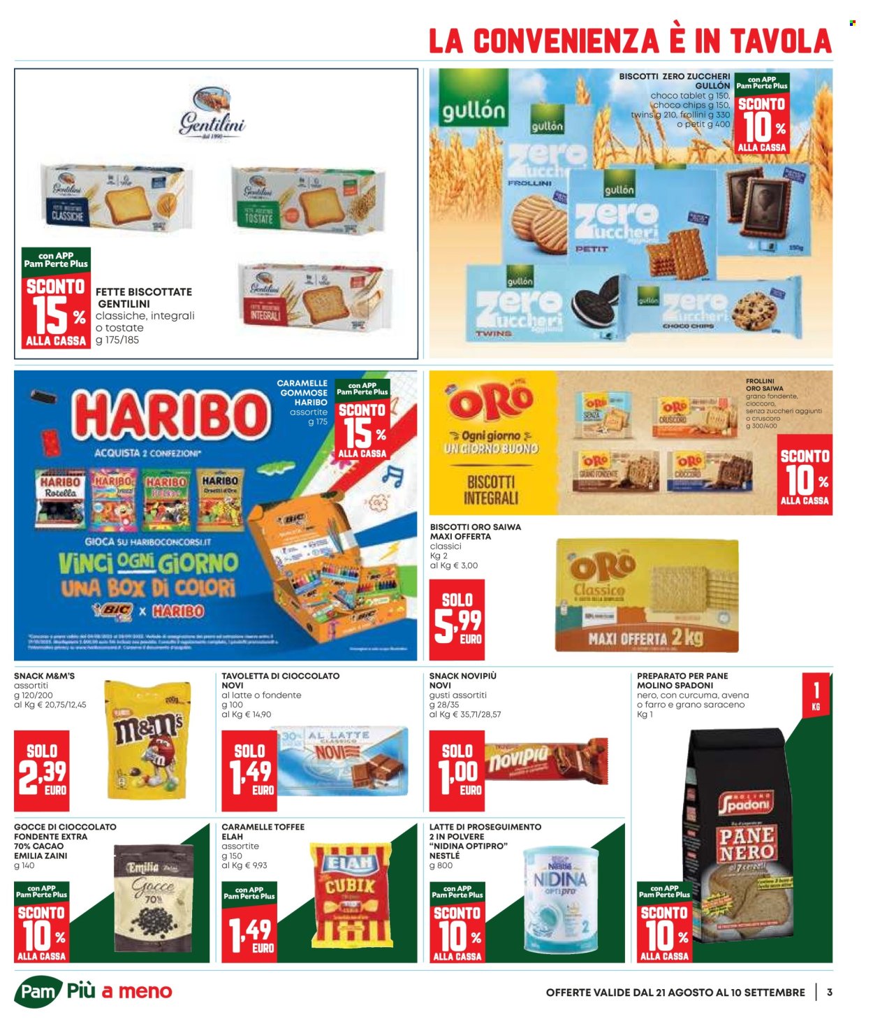 Volantino Pam Panorama - 21/8/2025 - 10/9/2025. Pagina 3