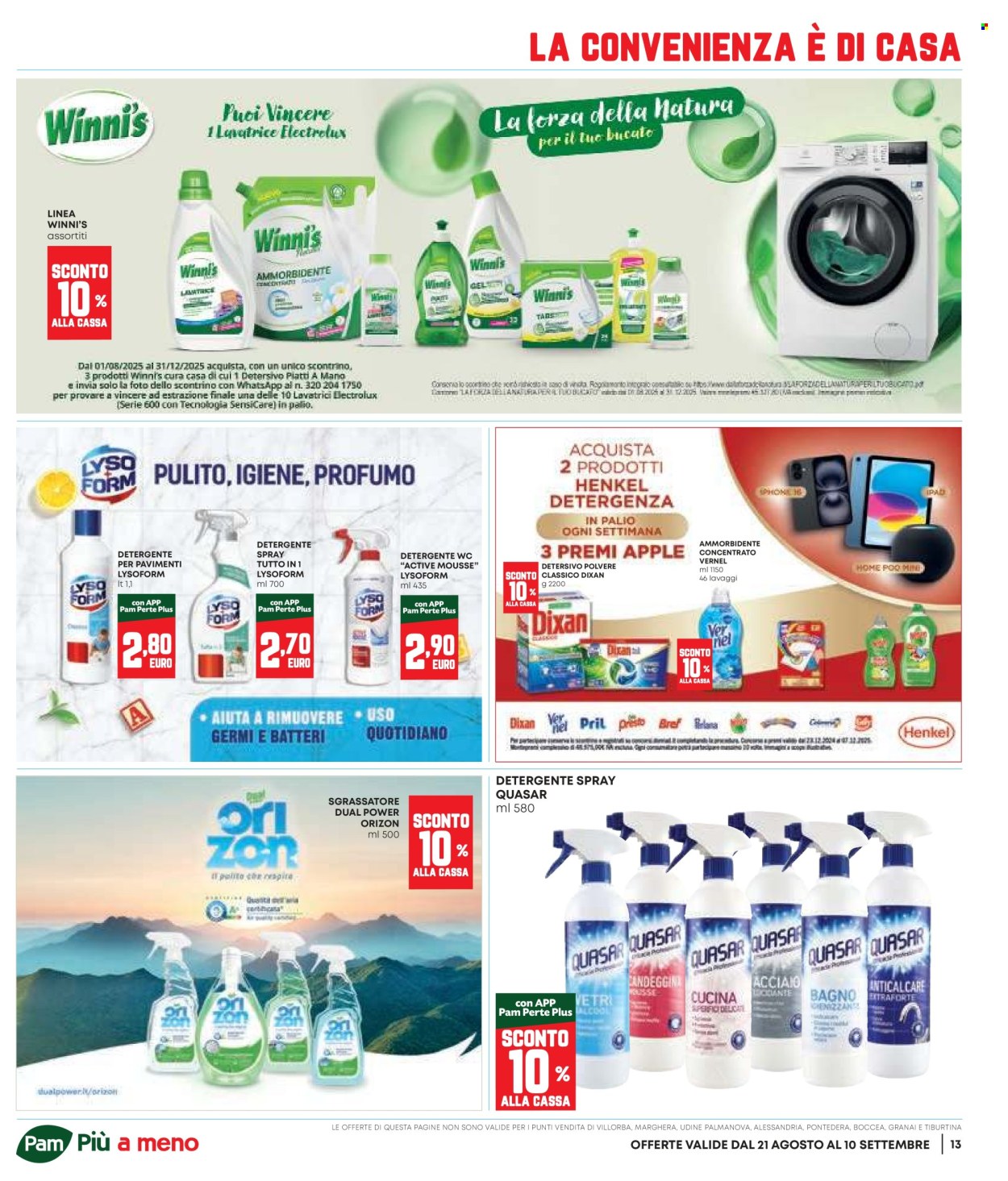 Volantino Pam Panorama - 21/8/2025 - 10/9/2025. Pagina 13