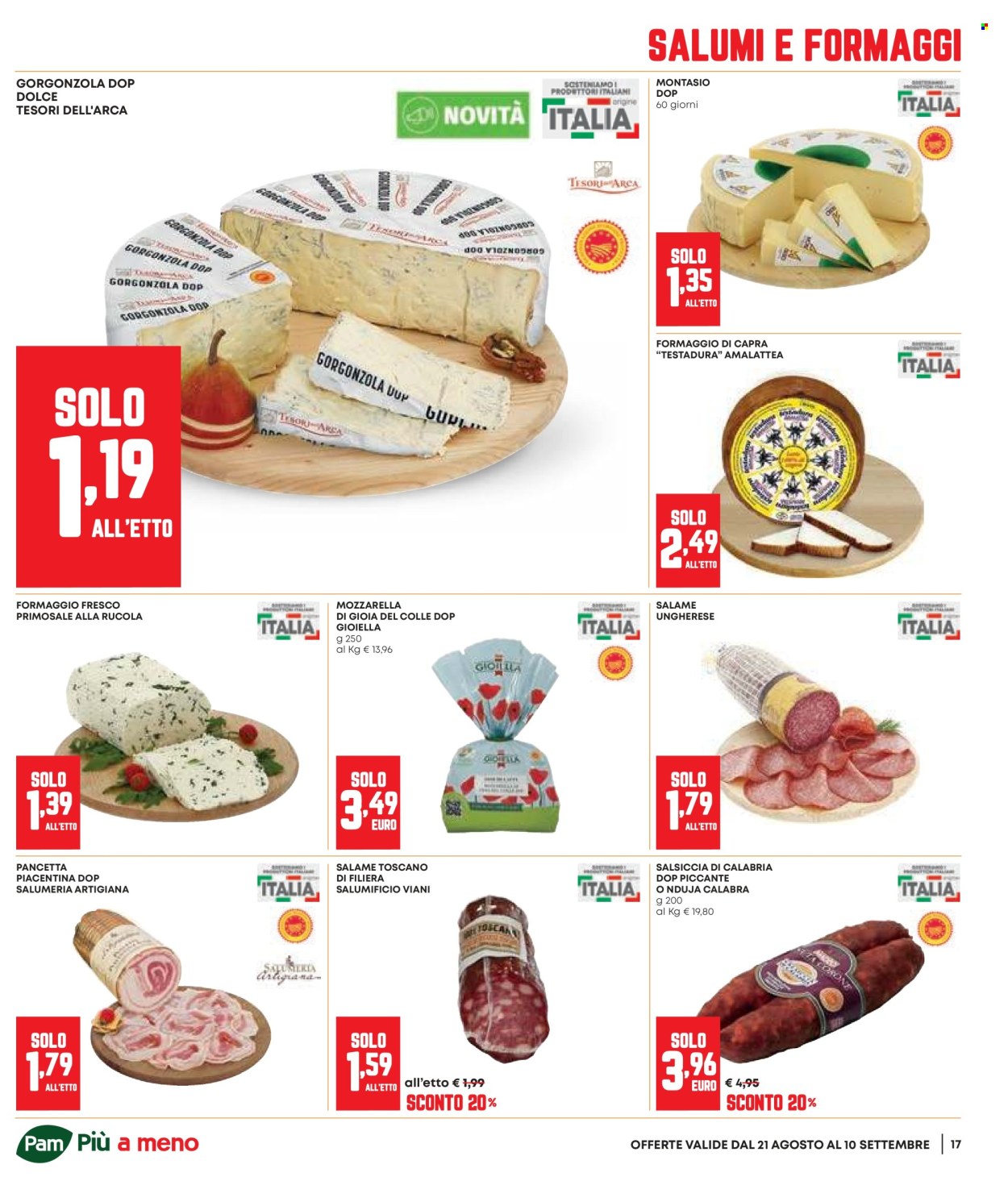 Volantino Pam Panorama - 21/8/2025 - 10/9/2025. Pagina 17