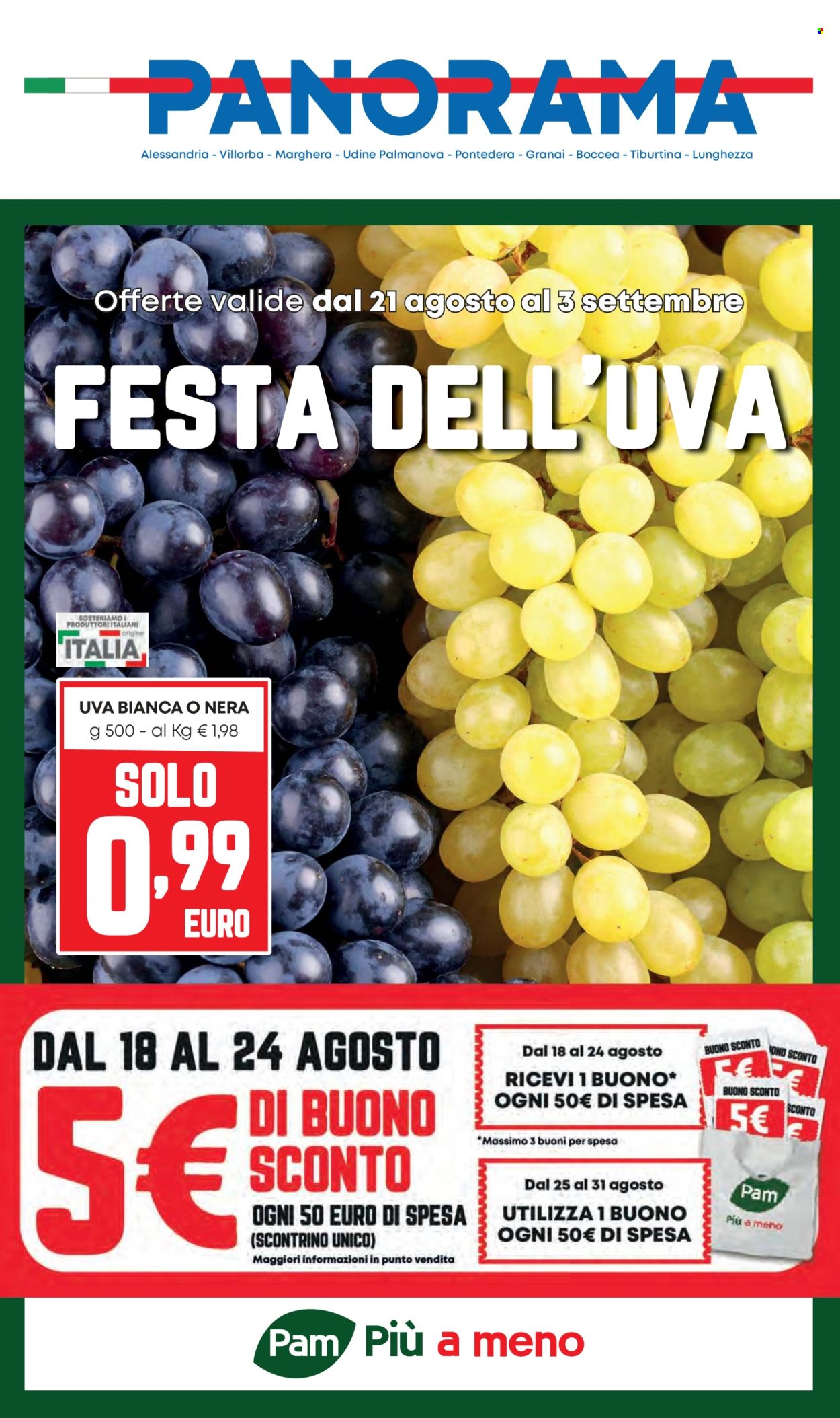Volantino Panorama - 21/8/2025 - 3/9/2025. Pagina 1
