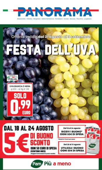 Volantino Panorama - 21/8/2025 - 3/9/2025.