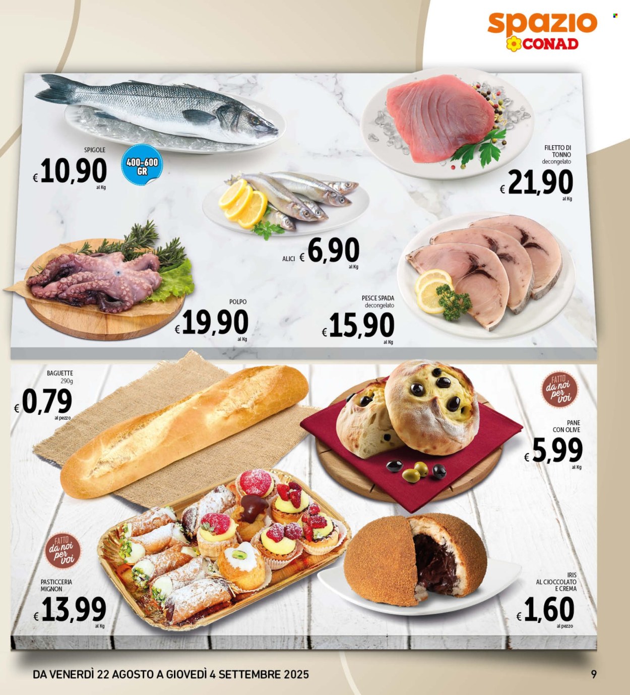 Volantino Spazio Conad - 22/8/2025 - 4/9/2025. Pagina 9