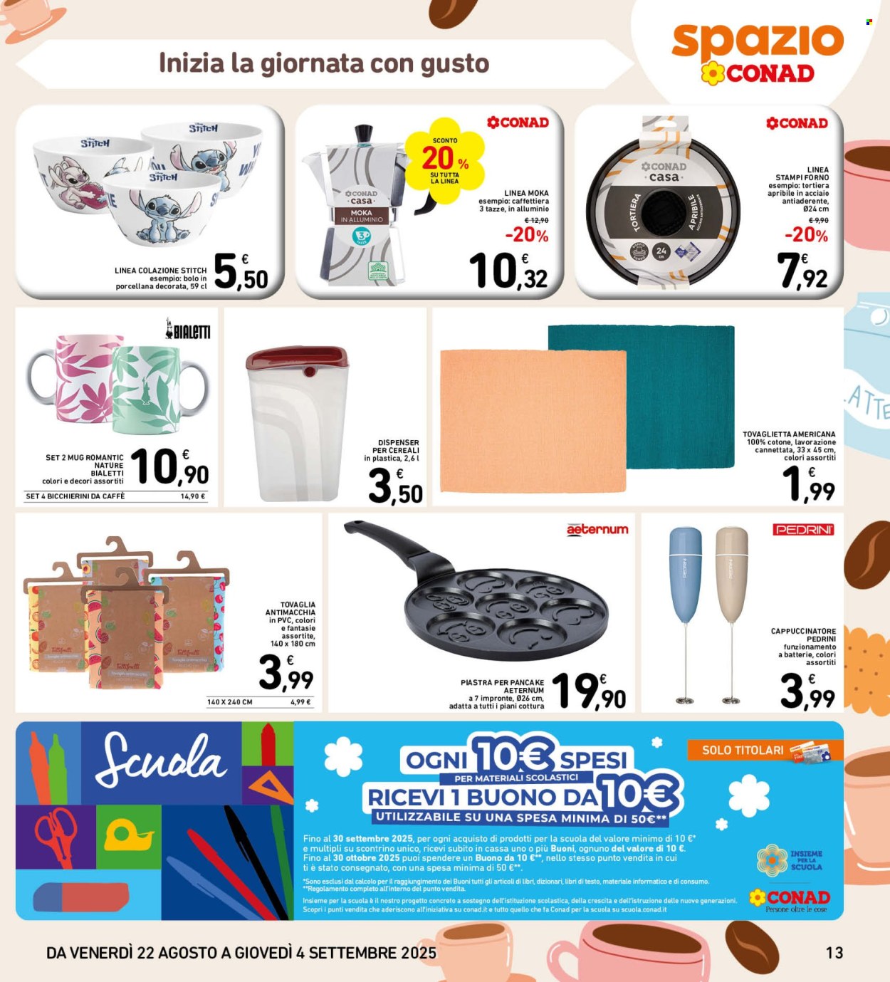 Volantino Spazio Conad - 22/8/2025 - 4/9/2025. Pagina 13