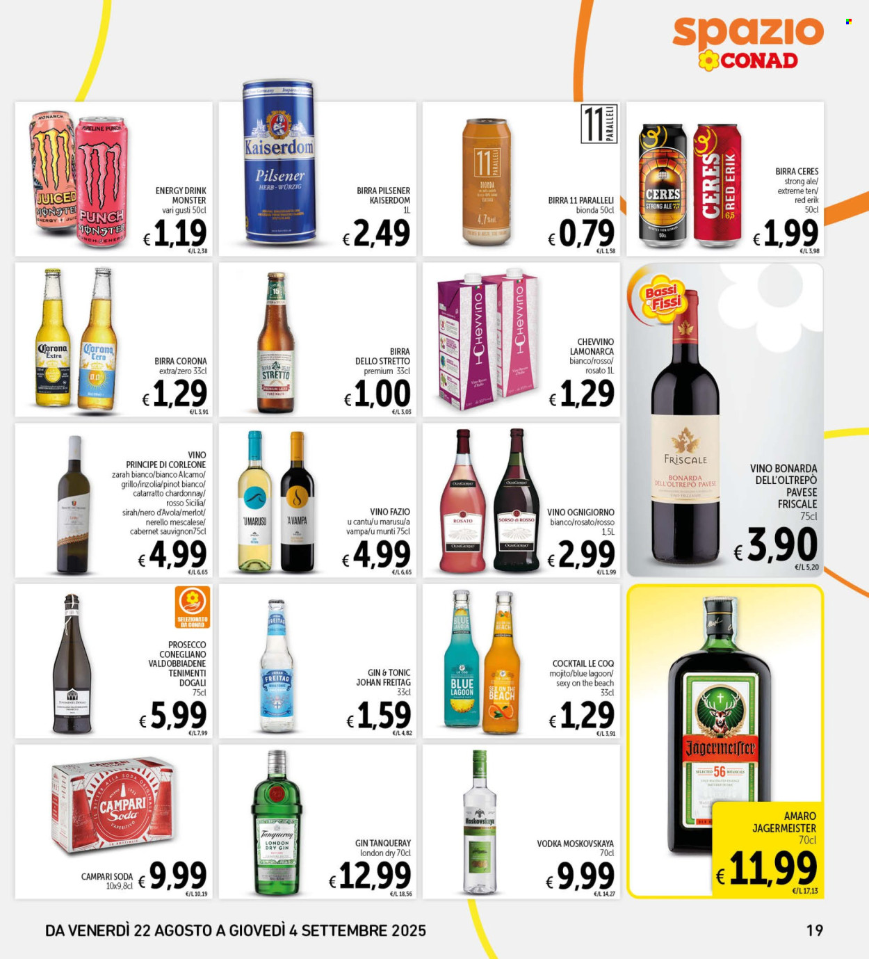 Volantino Spazio Conad - 22/8/2025 - 4/9/2025. Pagina 19