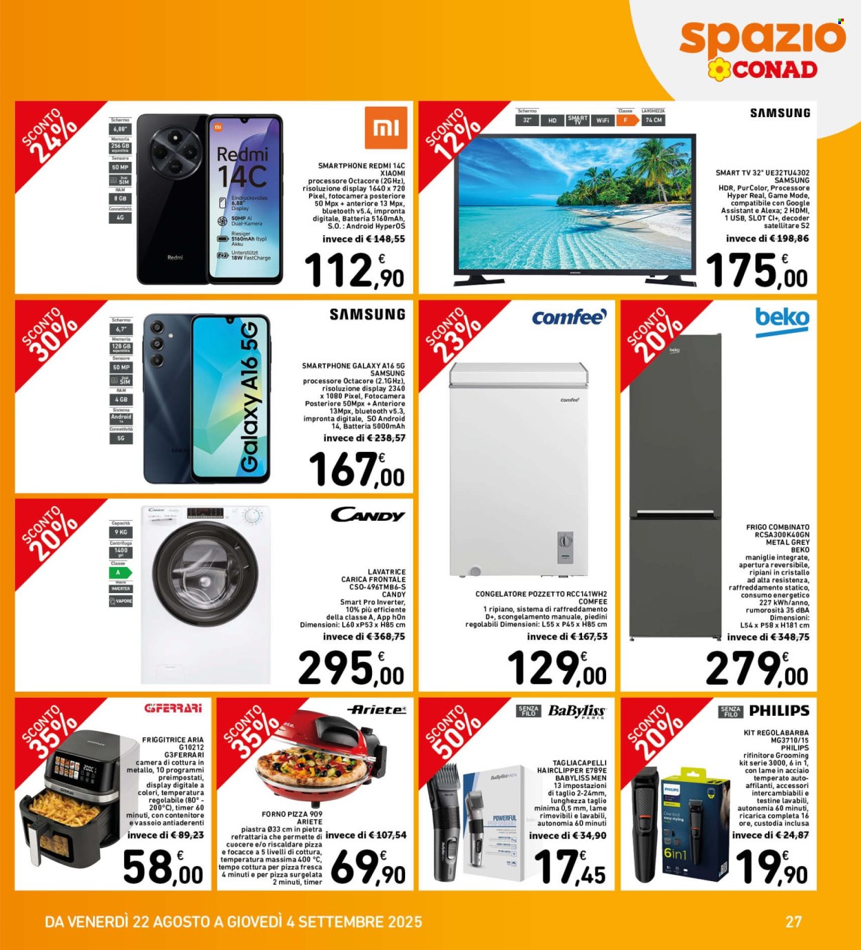 Volantino Spazio Conad - 22/8/2025 - 4/9/2025. Pagina 27