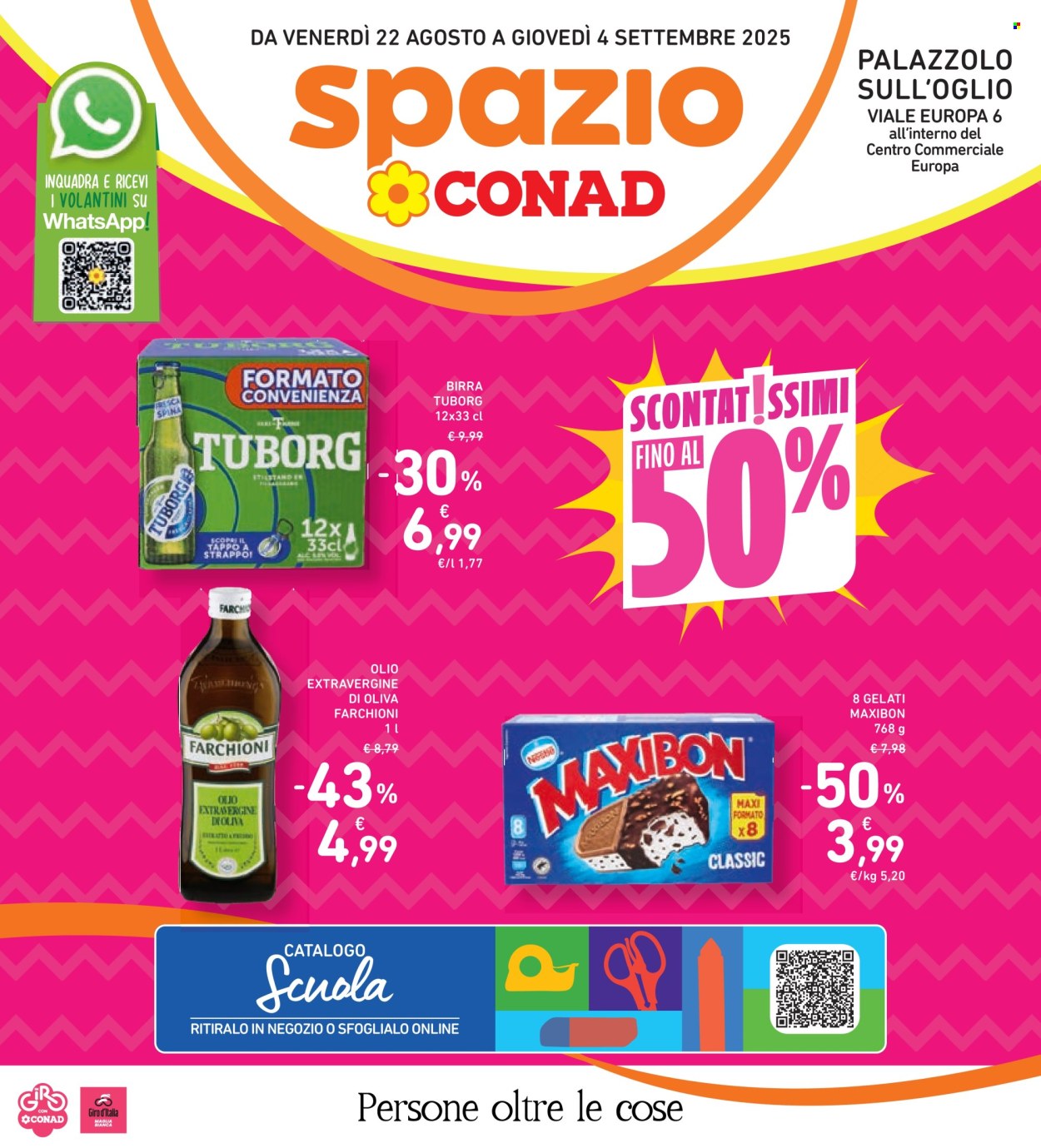 Volantino Spazio Conad - 22/8/2025 - 4/9/2025. Pagina 1