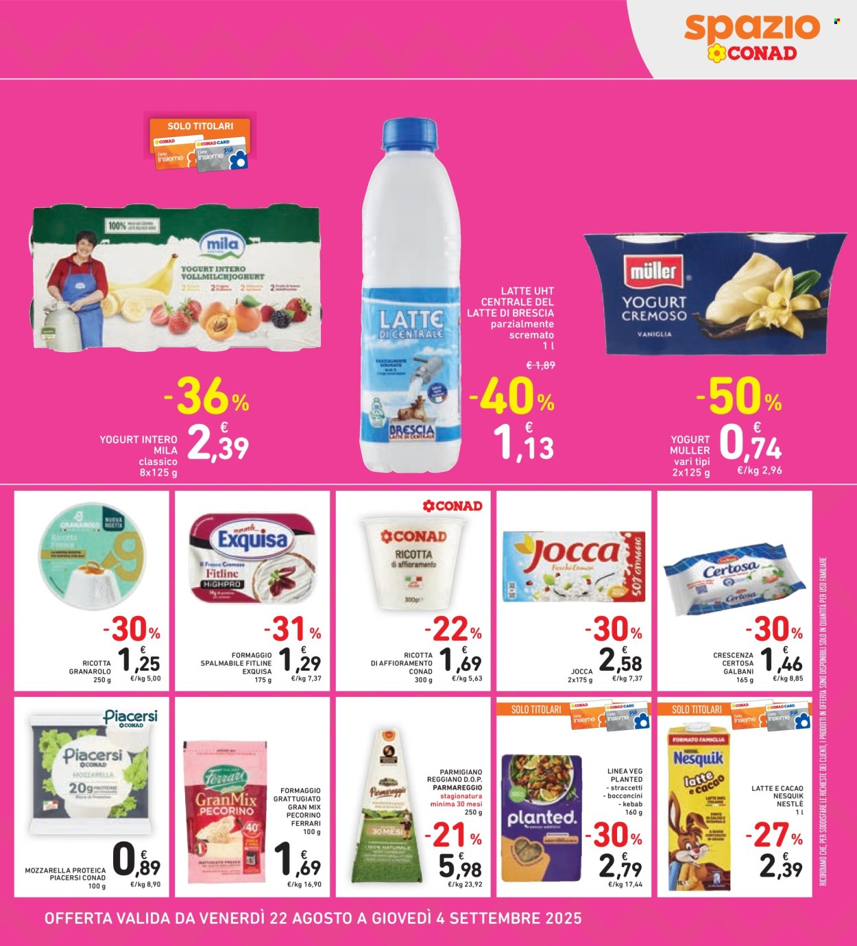 Volantino Spazio Conad - 22/8/2025 - 4/9/2025. Pagina 13