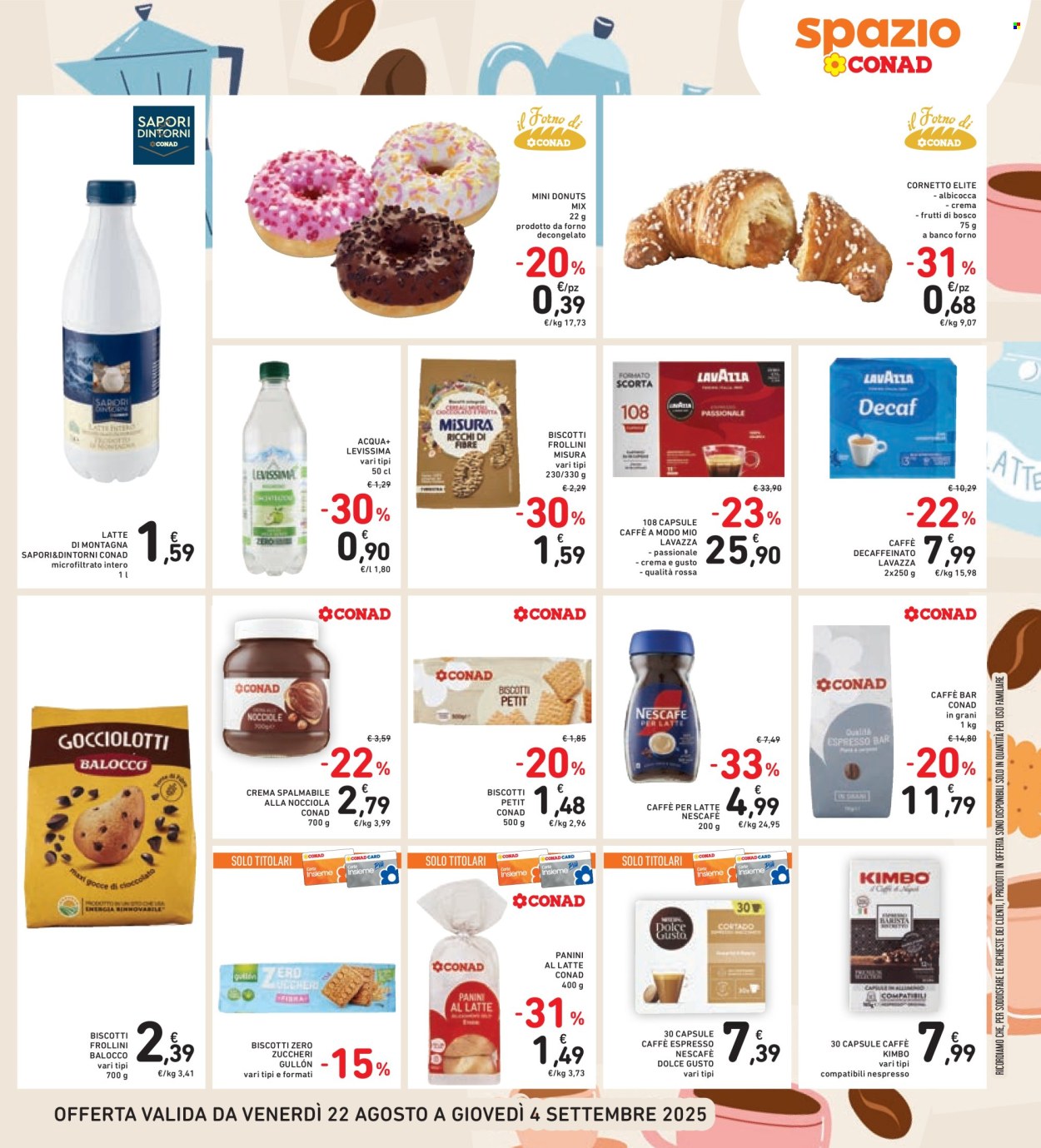Volantino Spazio Conad - 22/8/2025 - 4/9/2025. Pagina 29