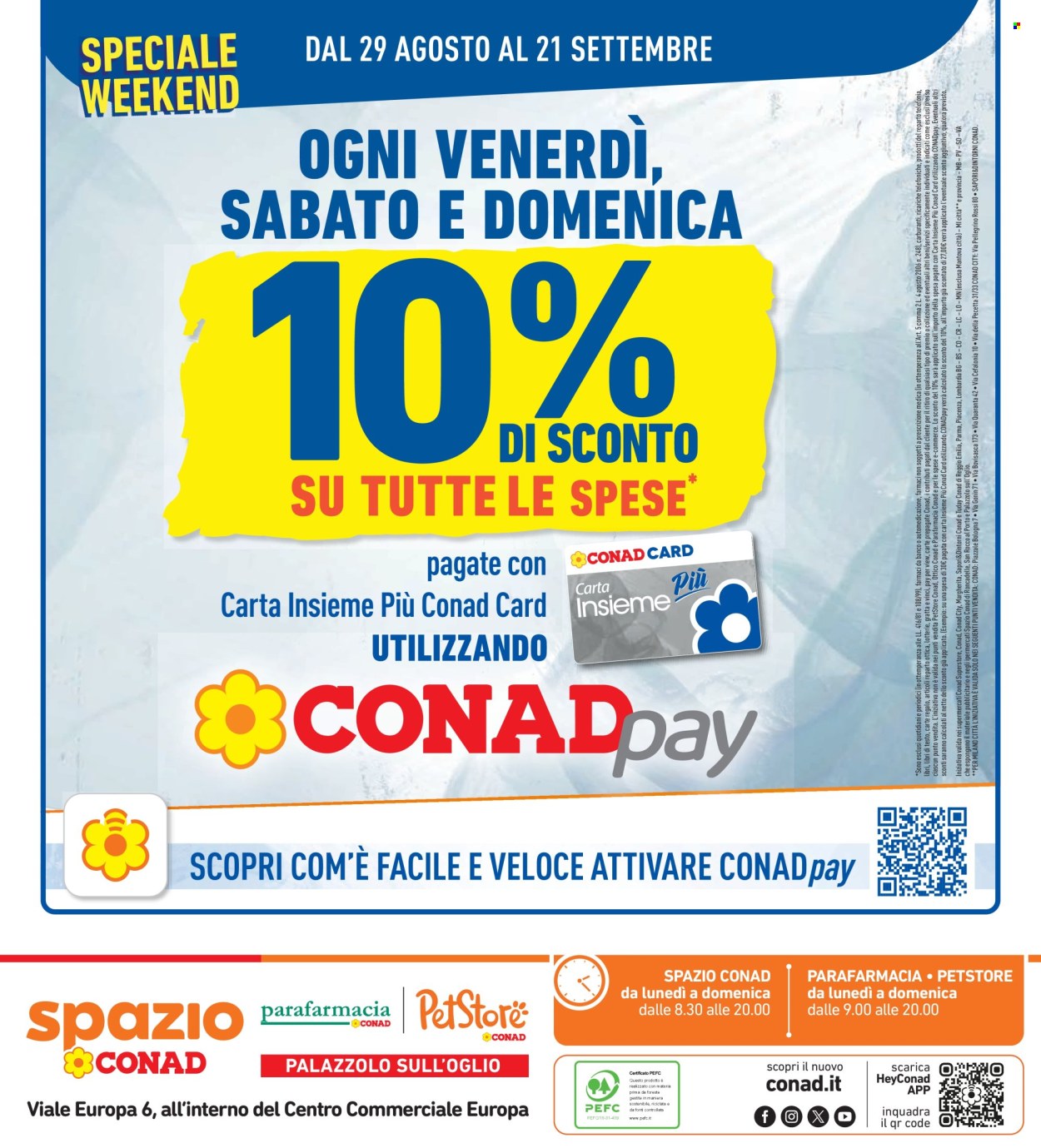 Volantino Spazio Conad - 22/8/2025 - 4/9/2025. Pagina 42