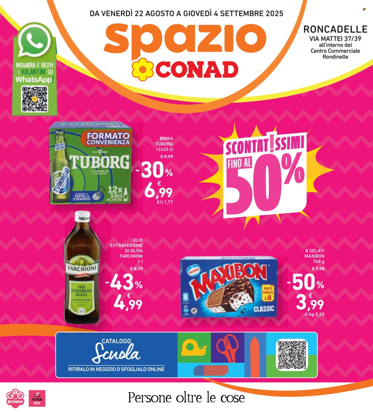 Volantino Spazio Conad - 22/8/2025 - 4/9/2025. Pagina 1