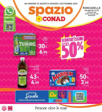 Volantino Spazio Conad - 22/8/2025 - 4/9/2025.