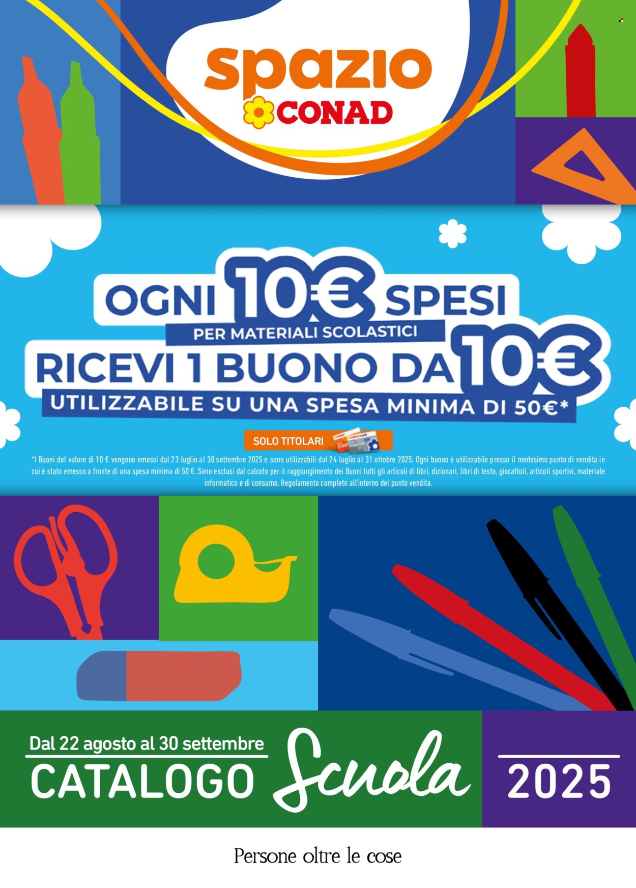 Volantino Spazio Conad - 22/8/2025 - 30/9/2025. Pagina 1
