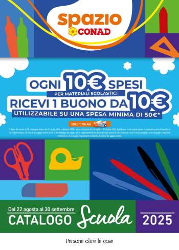 Volantino Spazio Conad - 22/8/2025 - 30/9/2025.