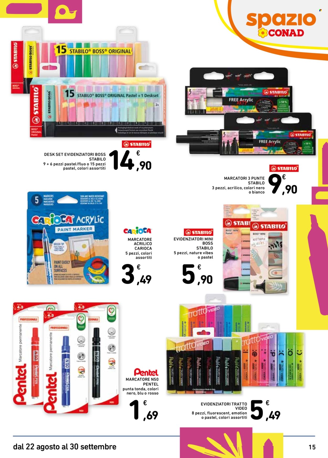 Volantino Spazio Conad - 22/8/2025 - 30/9/2025. Pagina 15