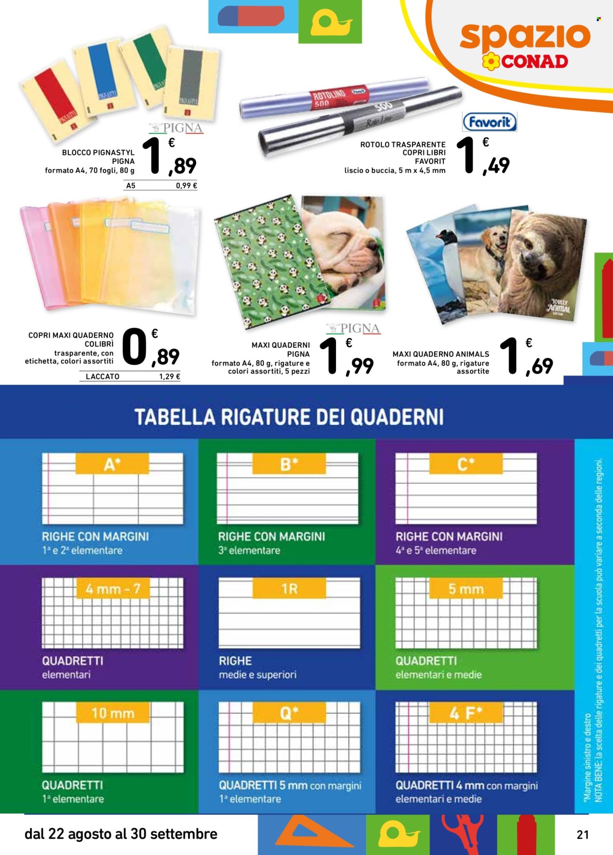 Volantino Spazio Conad - 22/8/2025 - 30/9/2025. Pagina 21