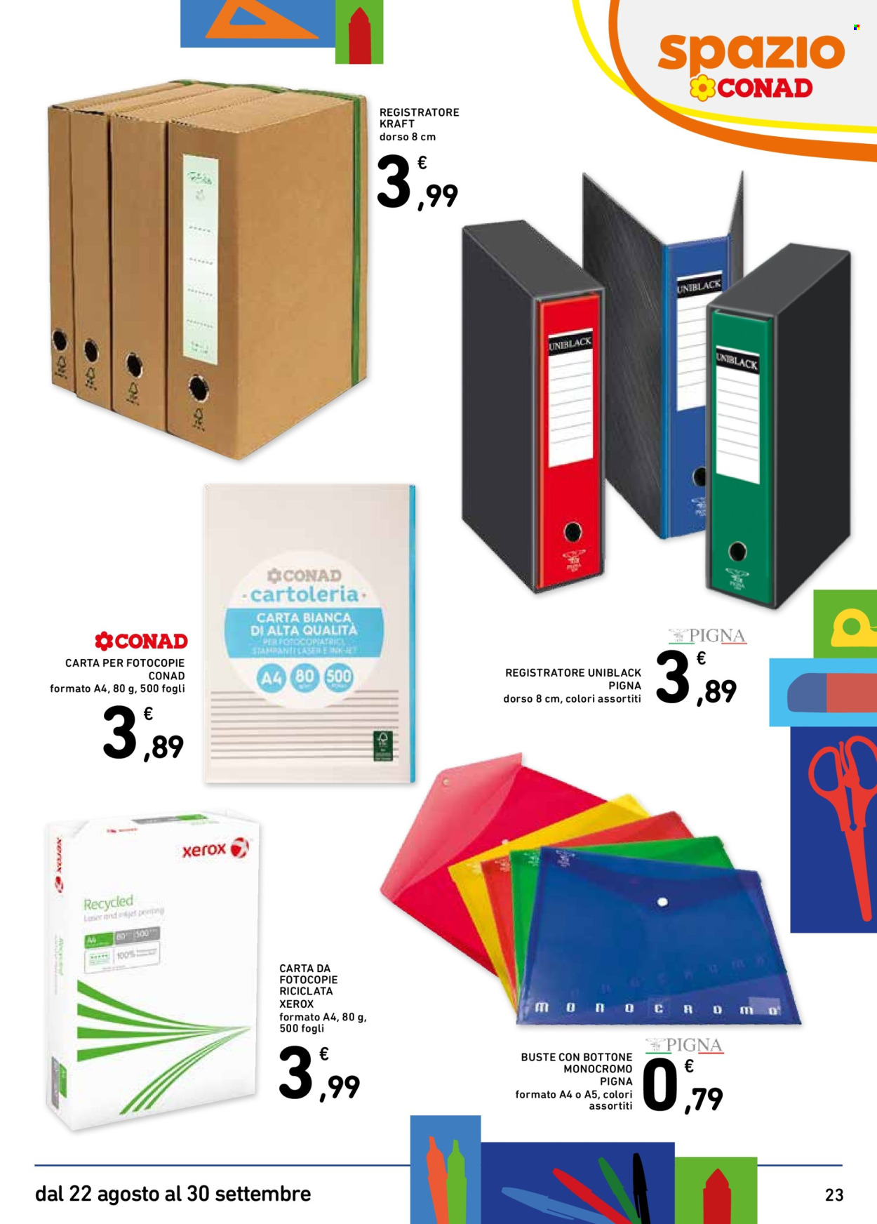 Volantino Spazio Conad - 22/8/2025 - 30/9/2025. Pagina 23