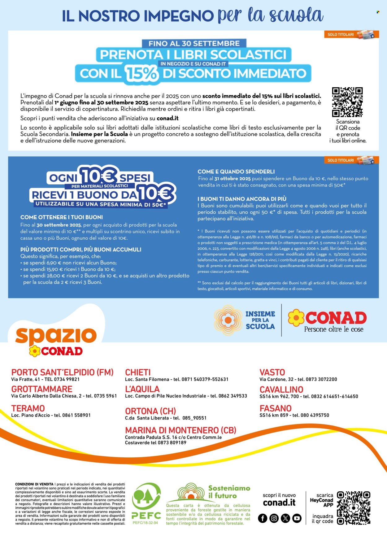 Volantino Spazio Conad - 22/8/2025 - 30/9/2025. Pagina 28